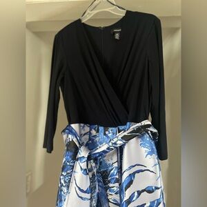 Navy blue formal dress